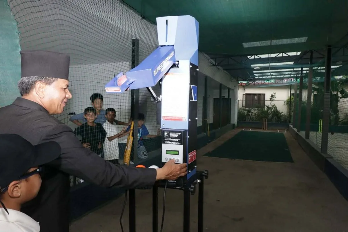 Inaguration of Cricket Arena: School of Cricket